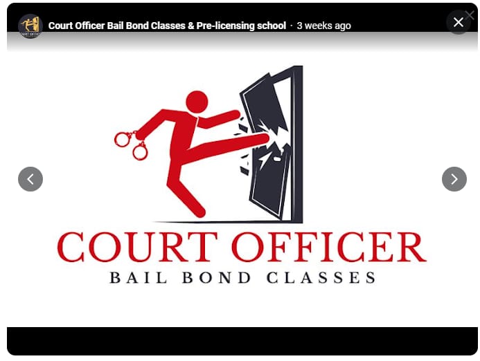 Court Officer Bail Bond Classes & Pre-licensing school