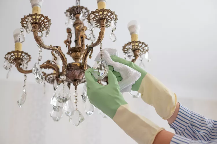 Chandelier installation service