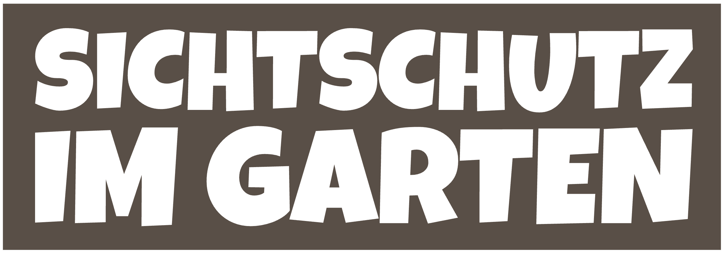 Sichtschutz im Garten