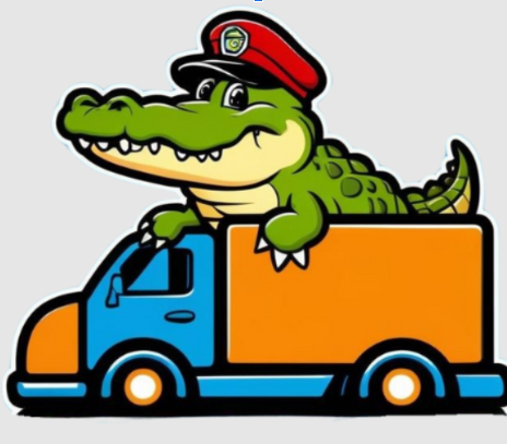 Krokodil Umzug