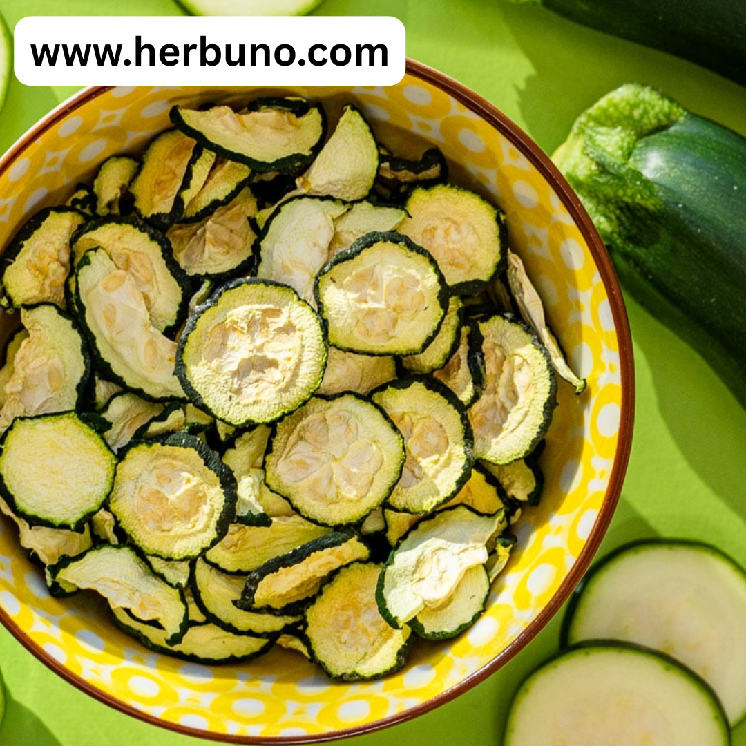 dried zucchini sliced