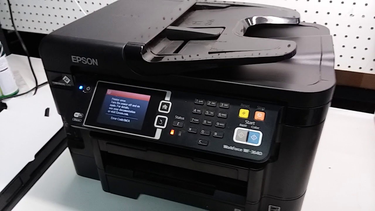 Epson Printer Error Code 0xFA