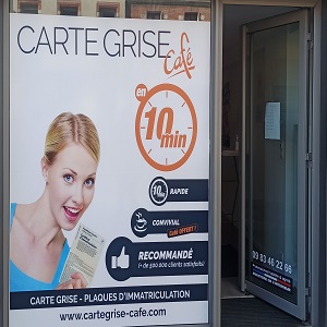 Carte grise café Toulouse-ouest