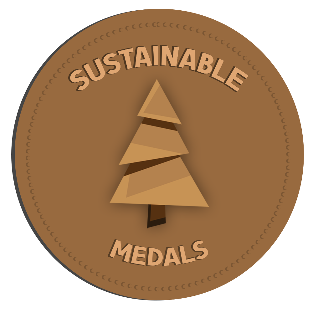 Sustainable Wooden Medals