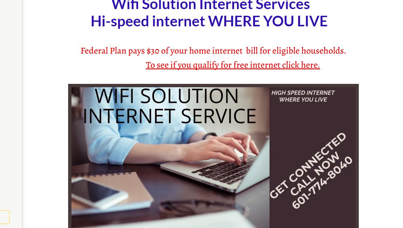 Wifi Solution Internet Services