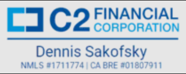 Dennis Sakofsky C2 Financial Corp