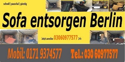 Sofa entsorgen am Donnerstag