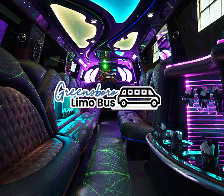 Greensboro Limo Bus • Fancy Party buses and Limousines in Greensboro, NC, for Special Events