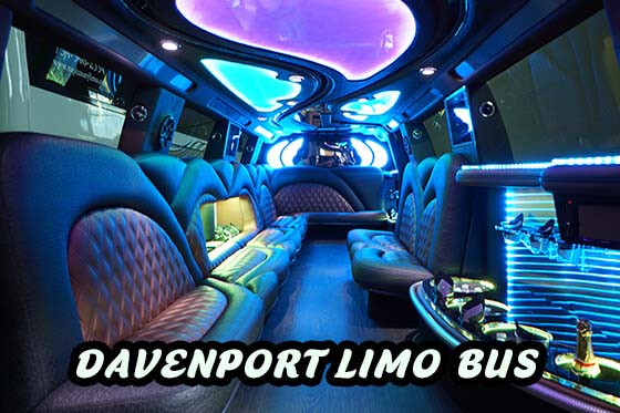 Davenport Limo Bus | Luxury Limo Buses & Limousine Rentals in Iowa.