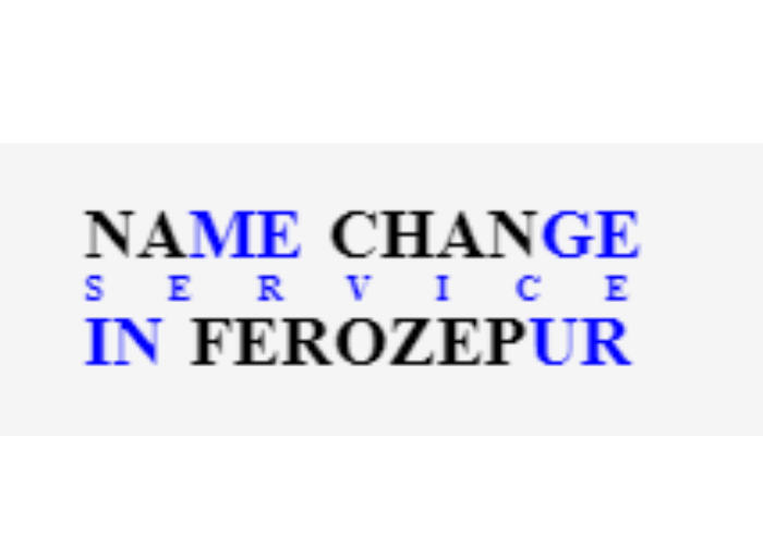 Name change service in ferozepur