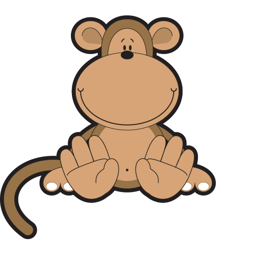 Monkey Feet Illustration
