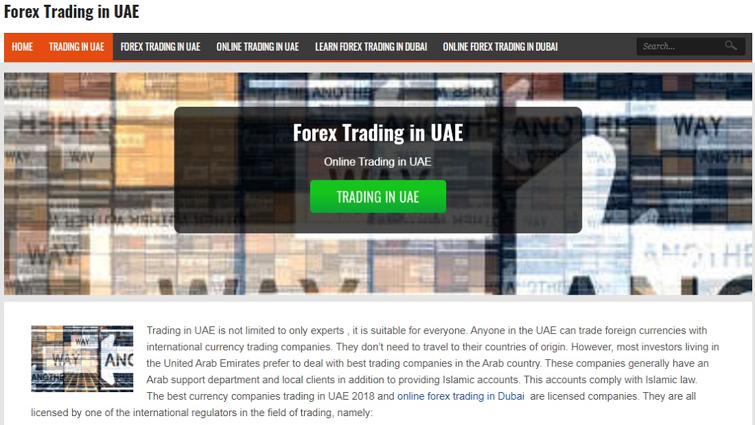 Forex Trading in UAE
