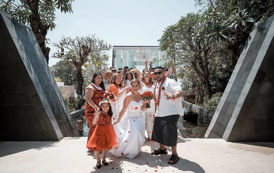 Bali wedding ceremony