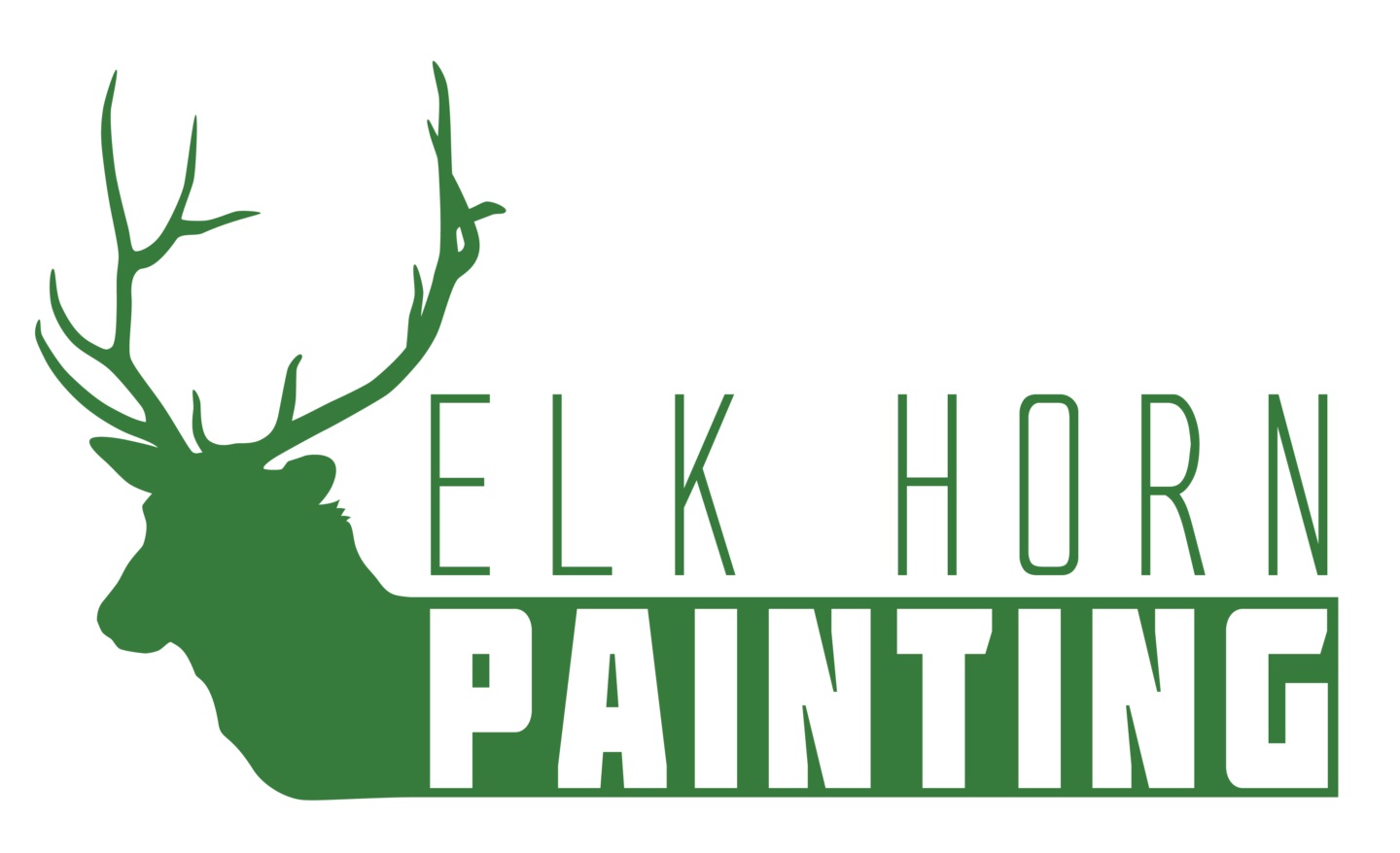 Elk Horn Painting