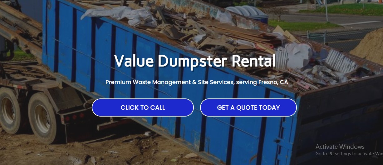 Value Dumpster Rental Fresno