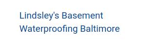 Lindsley's Basement Waterproofing Baltimore