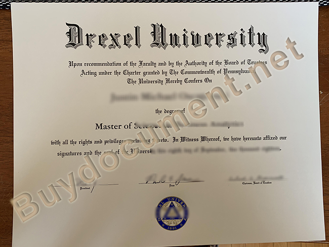make Drexel University fake diploma in Thailand