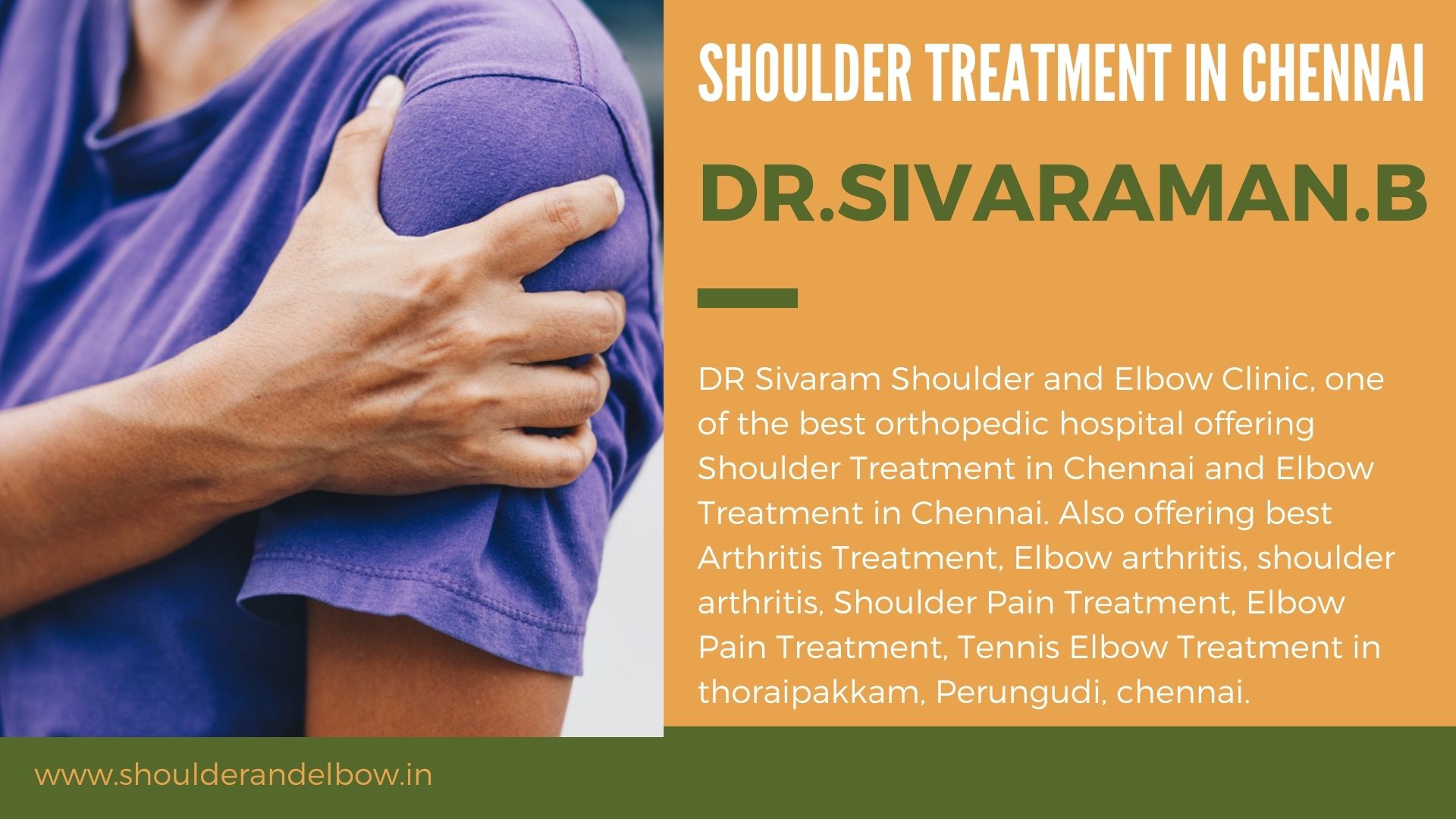 Shoulder and Elbow Treatment in chennai