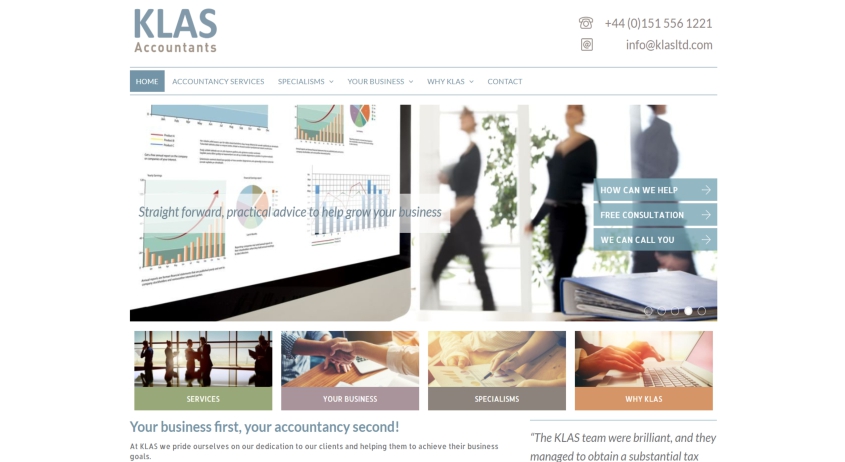 KLAS Accountants Website