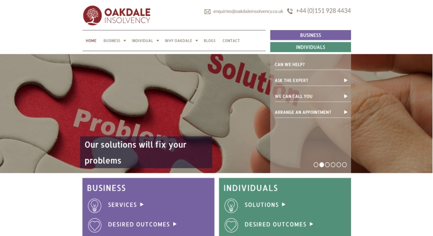 Oakdale Insolvency Website