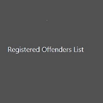 Registered Sex Offender Database