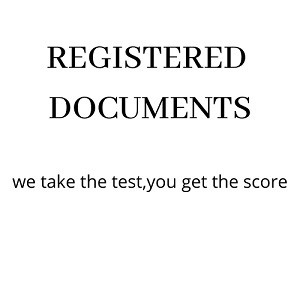 REGISTERED DOCUMENTS