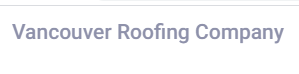 Vancouver Roofing Company