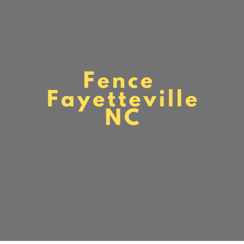 Luxurious Fence Fayetteville