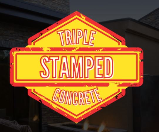Triple Stamped Concrete