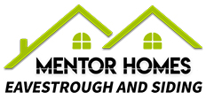 Mentor Homes Eavestrough and Siding