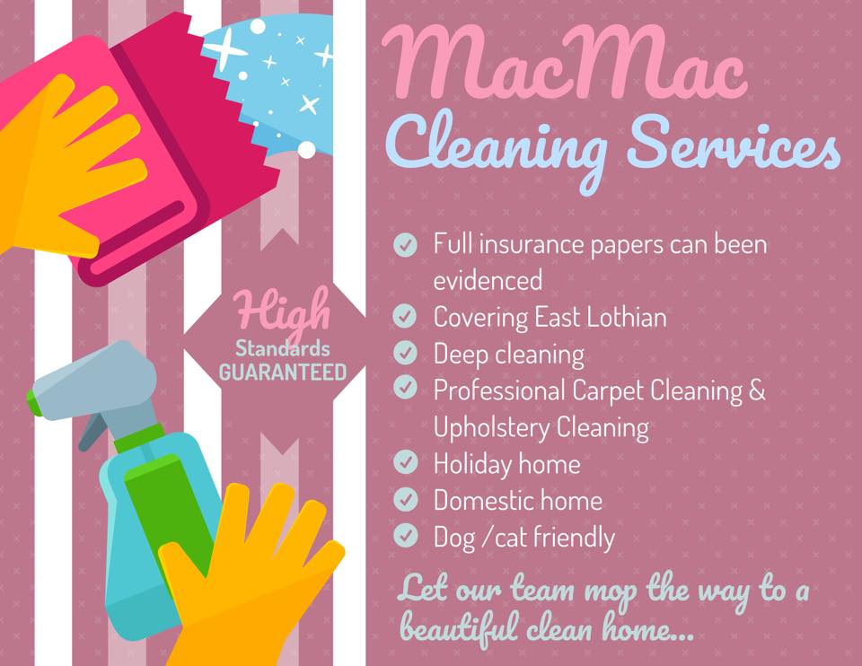 Macmac cleaning services East Lothian Ltd